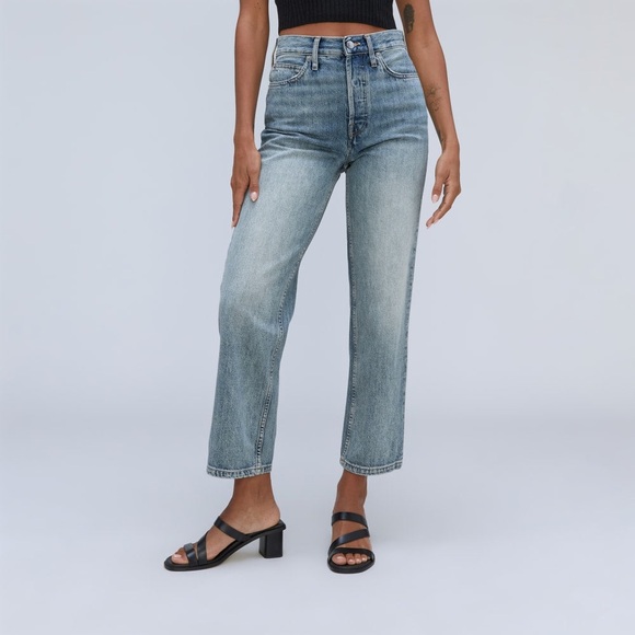Everlane Denim - Everlane The 90s Way High Jean In Light Vintage Wash - 28 LONG